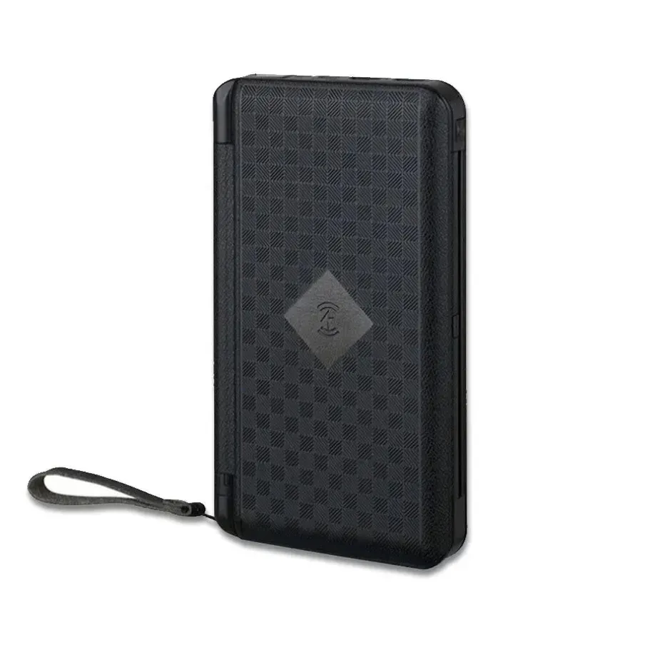 - Solar Power Bank Portable with Wireless Charging 20000mAh