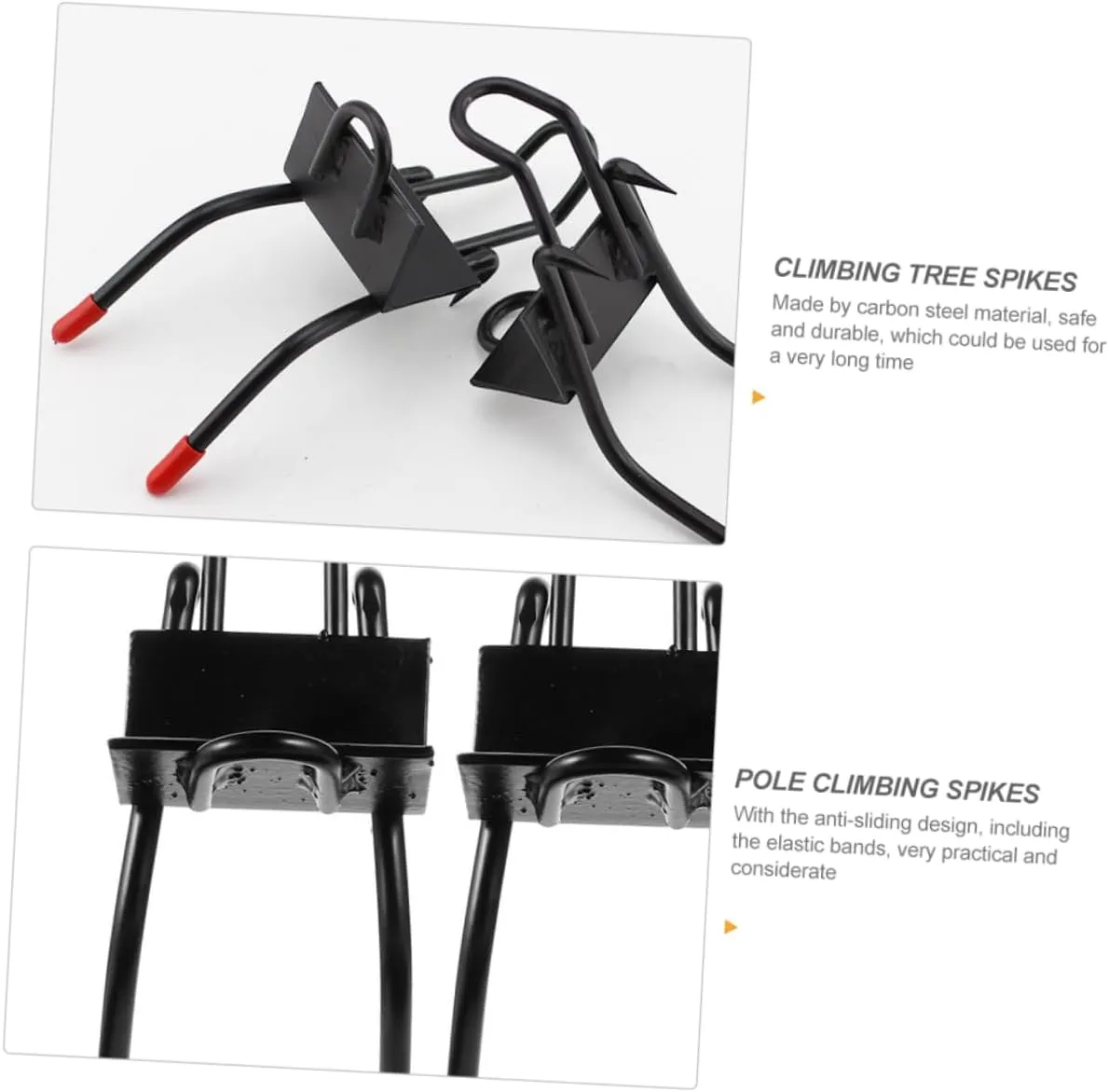 1 Pair Tree Climbing Tool Carbon Steel Multifunction Set