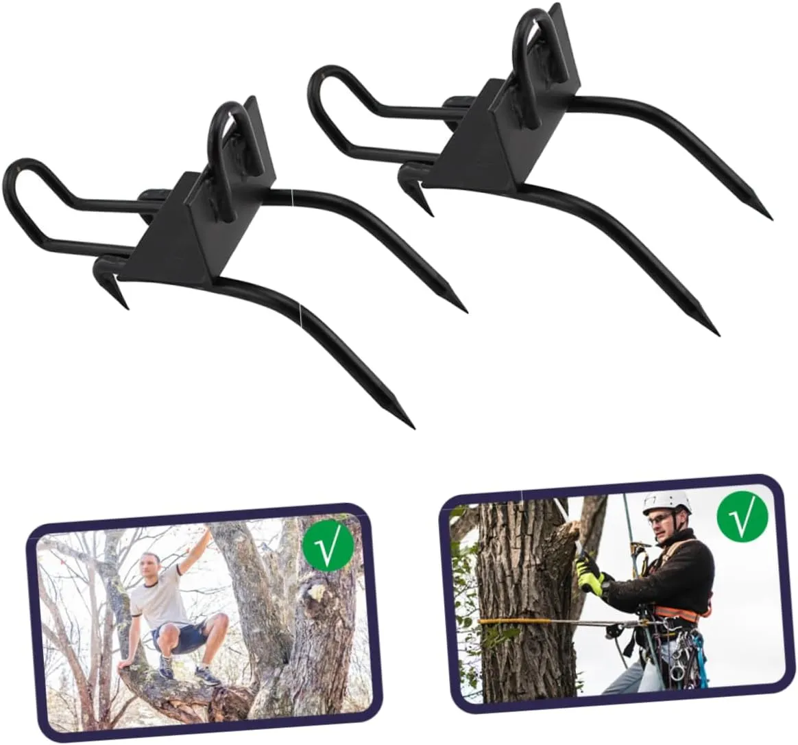 1 Pair Tree Climbing Tool Carbon Steel Multifunction Set
