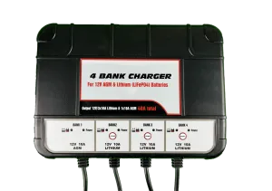 12V 4-Bank Onboard Charger