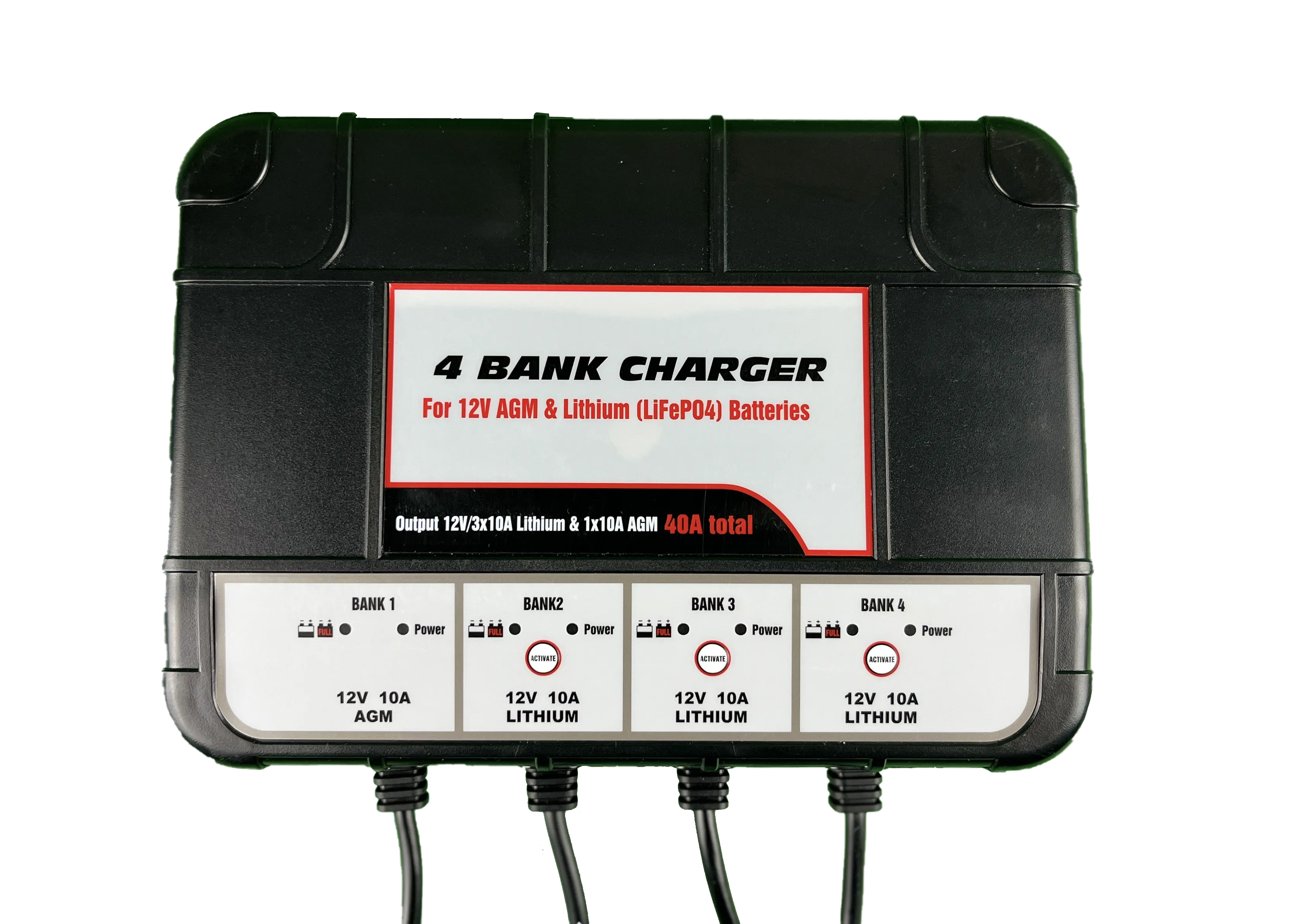 12V 4-Bank Onboard Charger