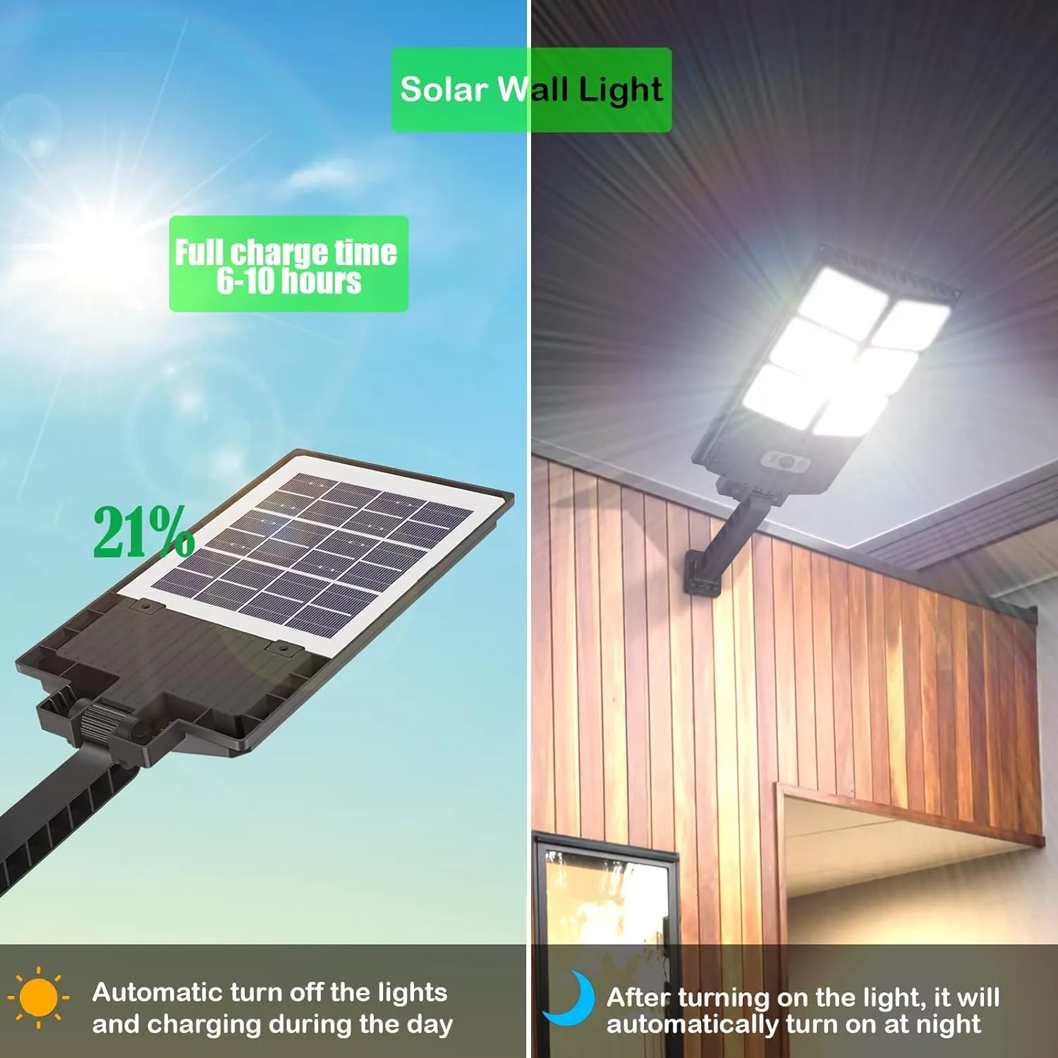 150W Solar Lights Outdoor Waterproof, 8000LM LED Solar Flood Lights Outdoor Motion Sensor with Remote, 3 Modes Solar Lights for Outside Yard, Garden, Path & Parking Lot-2PACK