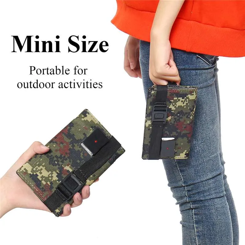 15W Portable 5V Solar Panel Folding Foldable Waterproof Charger  Sun Power Bank for Phone Battery USB Port