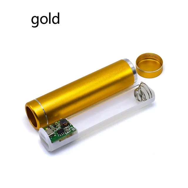 18650 Battery box Portable DIY USB Mobile Power Bank Charger Pack Box Battery Case Multicolor Metal Power Bank Kit Storage Case