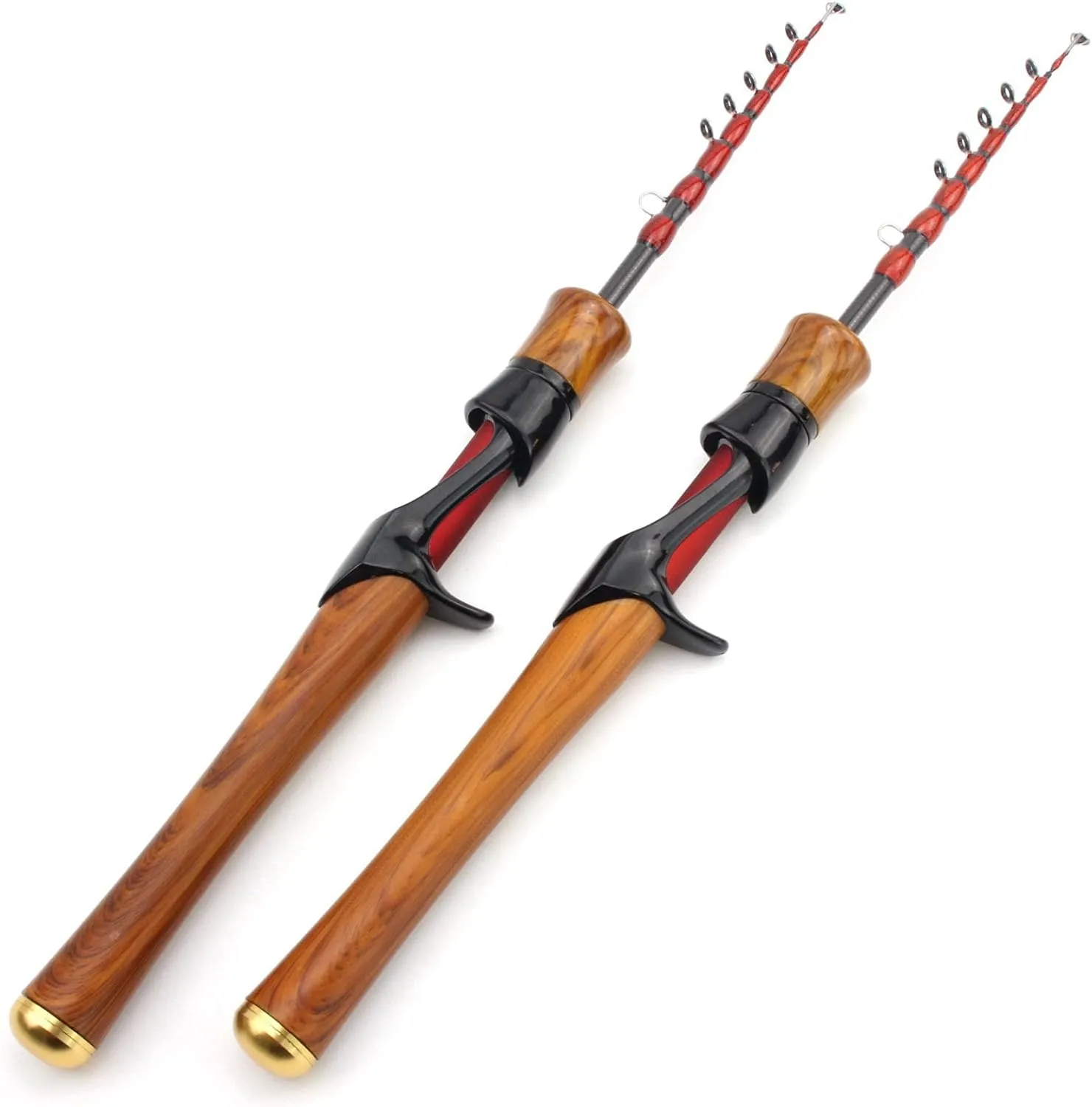 1.8m/5.9ft Ultra-Light Telescopic Casting Fishing Rod Carbon Travel UL Lure Pole Long Casting Tackle