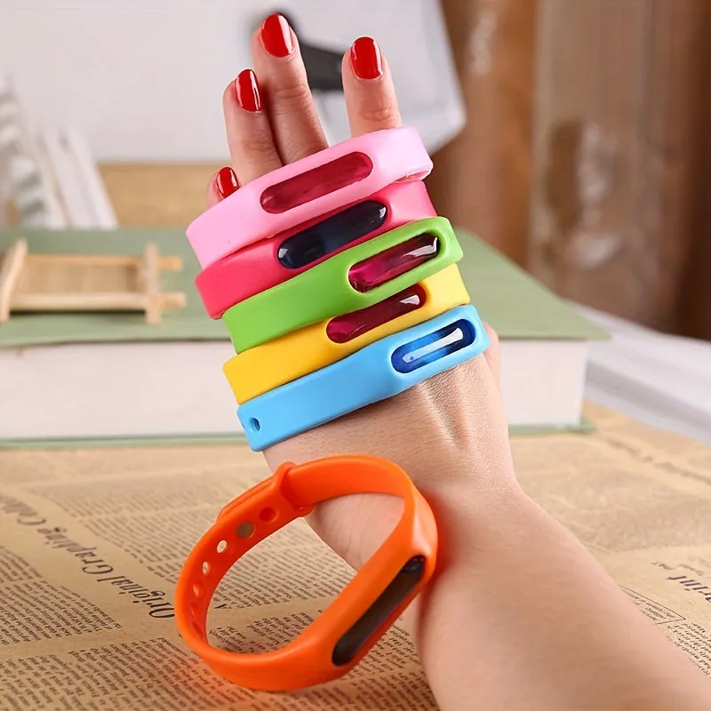 1pc Plant Essential Oil Mosquito Repellent Bracelet