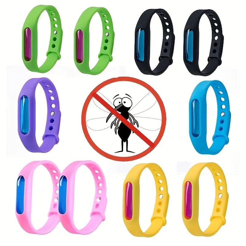 1pc Plant Essential Oil Mosquito Repellent Bracelet