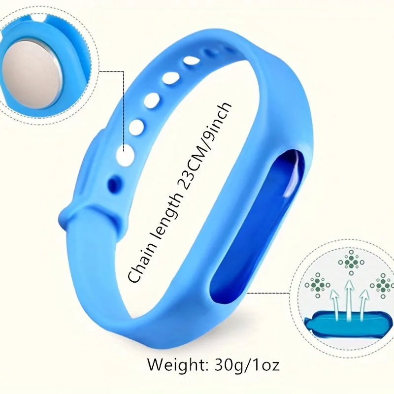 1pc Plant Essential Oil Mosquito Repellent Bracelet