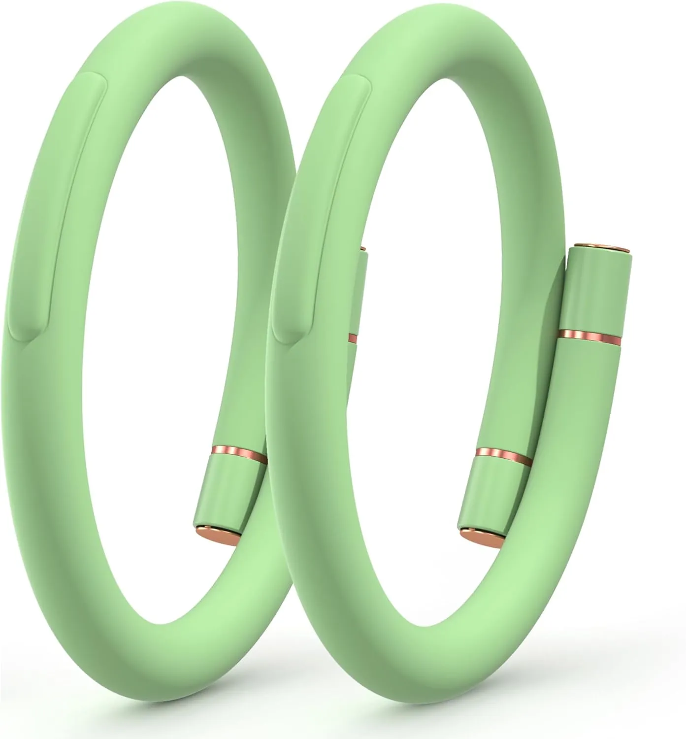 2 Pack Mosquito Repellent Bracelets, Insect & Pest Repellent Wristbands for Adults and Kids, DEET Free, Mosquito Repellent Bands Outdoor Patio Green