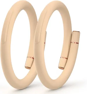 2 Pack Mosquito Repellent Bracelets, Insect & Pest Repellent Wristbands for Adults and Kids, DEET Free, Mosquito Repellent Bands Outdoor Patio Pink