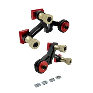 2 Pack Table Saw Stock Guides, Aluminum Alloy Bearing Roller Feeder for Woodworking, Adjustable Height
