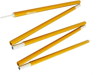 2 PCS Aluminium Alloy Tent Building Supporting Adjustable Rod Pole Tent Pole Rod Awning Frames Kit for Hiking Camping-(D19mm-2M)