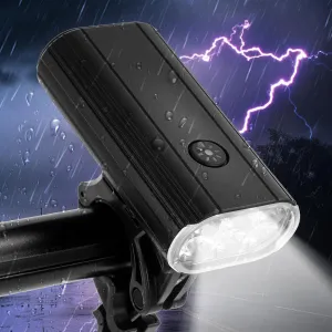 2000 Lumen Bike Headlights for Night Riding,Aluminum Alloy,6 LED & USB-C Rechargeable Bicycle Front Light&5 Modules, 4800 mAh Super Bright Bike Light,Runtime 16  hrs,Waterproof Bike Light