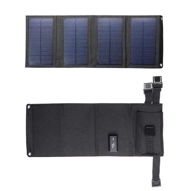 20W 5V Portable Solar Panel Mobile Power Bank