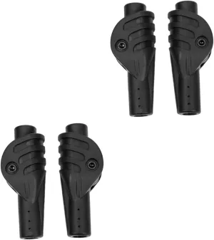 2sets Tent Pole Replacement Parts Camping Tent Supplies Connectors Non-Slip Surface 2pcs*2