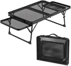 3 ft Portable Folding Grill Table, Outdoor Foldable Camping Table Easy Carry