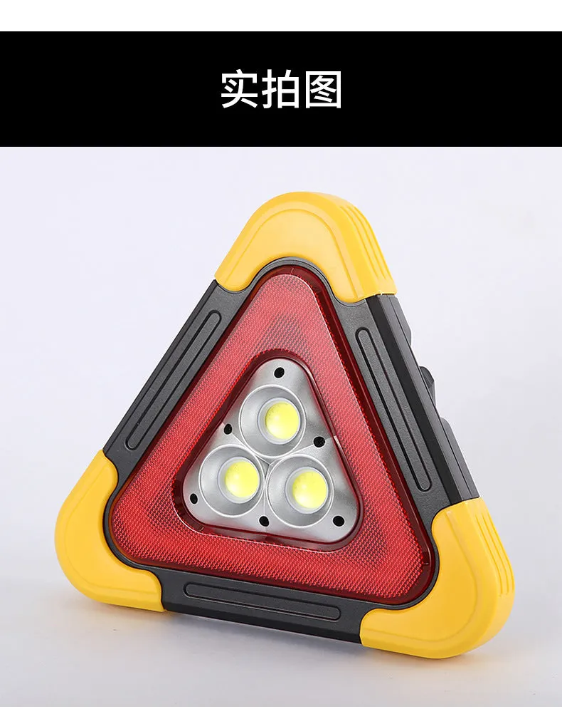 3-in-1 Solar Emergency Warning Light – Portable Safety Alarm Lamp for Camping & Roadside Use