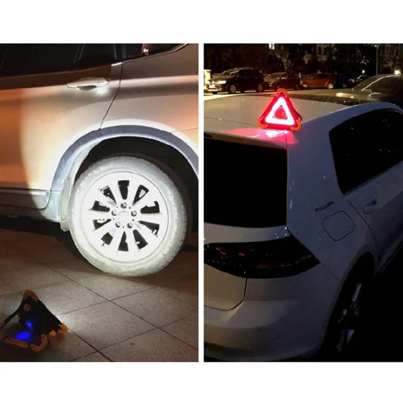 3-in-1 Solar Emergency Warning Light – Portable Safety Alarm Lamp for Camping & Roadside Use