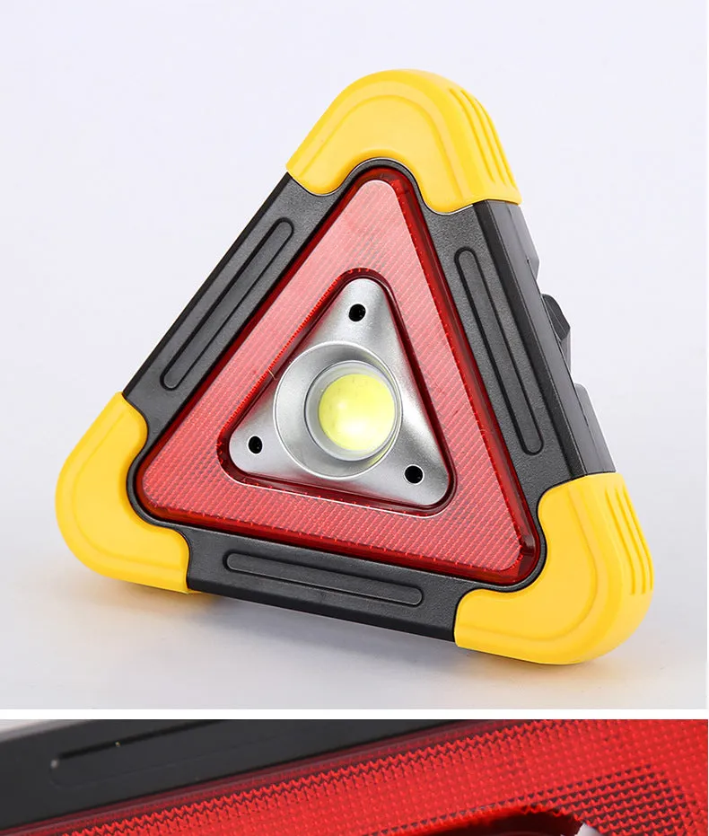 3-in-1 Solar Emergency Warning Light – Portable Safety Alarm Lamp for Camping & Roadside Use