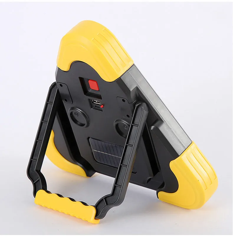 3-in-1 Solar Emergency Warning Light – Portable Safety Alarm Lamp for Camping & Roadside Use