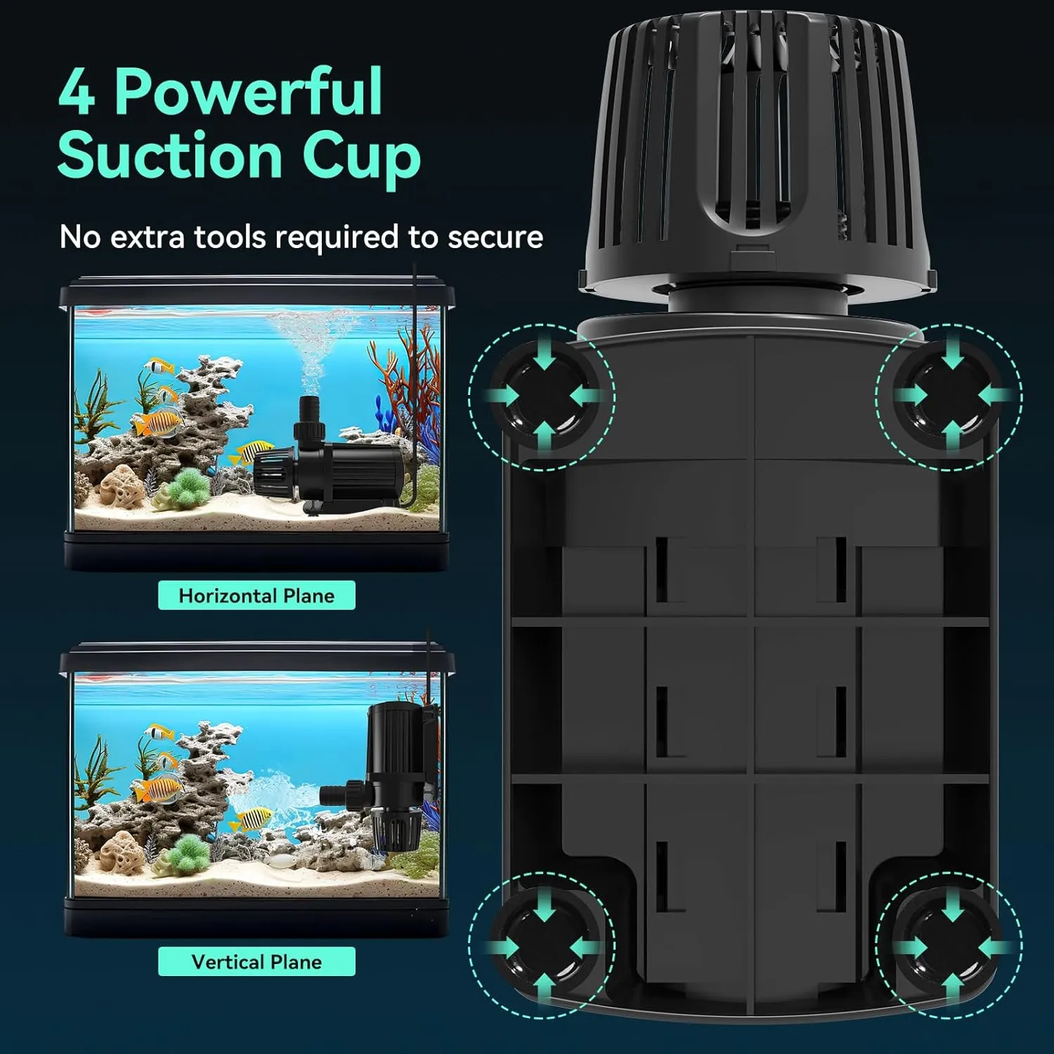 3174 GPH Submersible Water Pump, 95W Pond Pump with 21.4FT. Lift Height for Koi Pond Pool, Waterfall, Fish Tank, Aquarium, Statuary, Hydroponic, Ultra Quiet, Barrier Bag & 16.5FT Power Cord