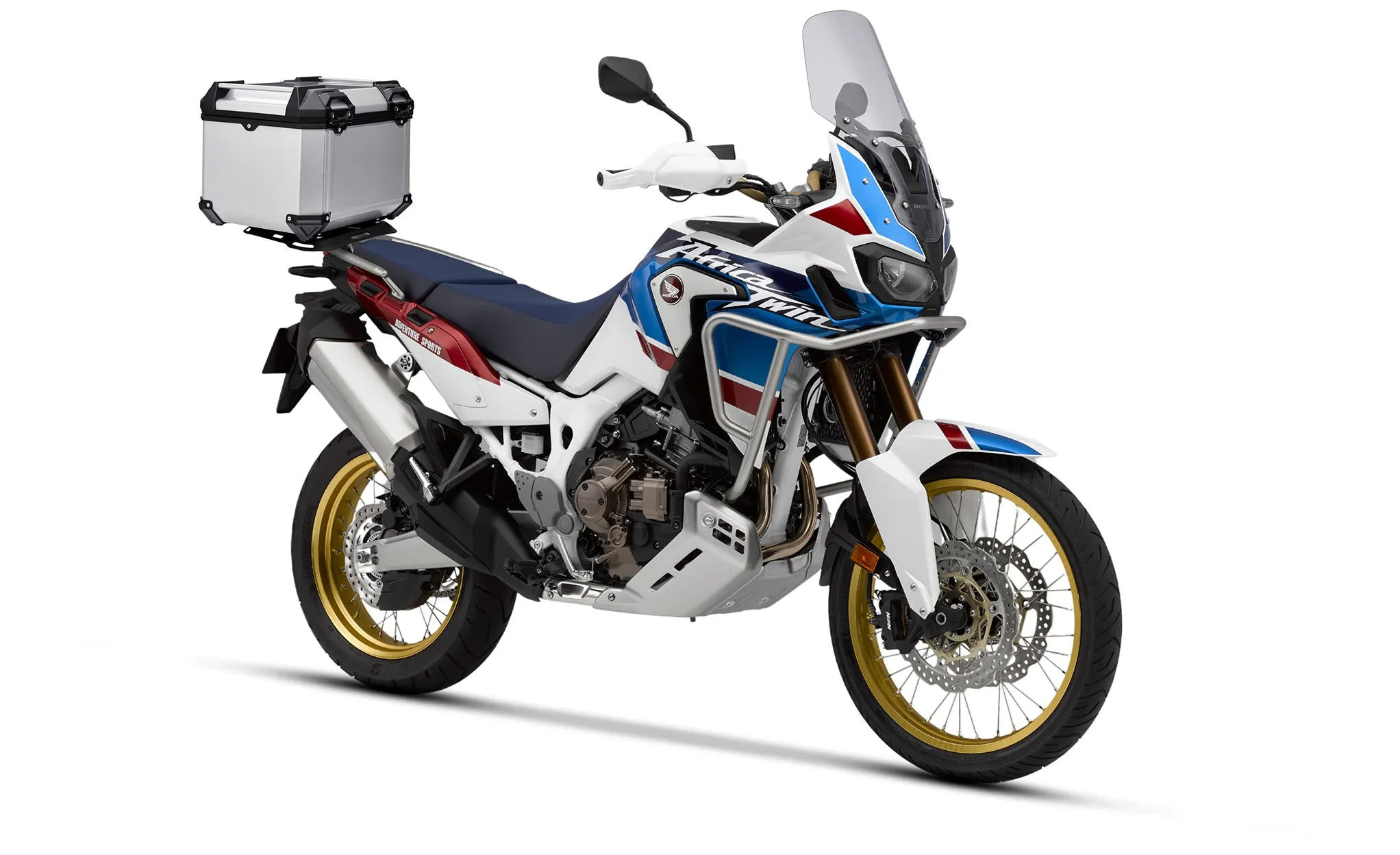 38L - Apex XL Honda CRF1000L Africa Twin/Adv Sports Aluminum Top Case Silver