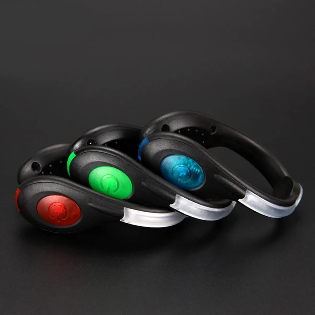 4 Pcs Night Outdoor Sports Safe Device USB Rechargable Light LED