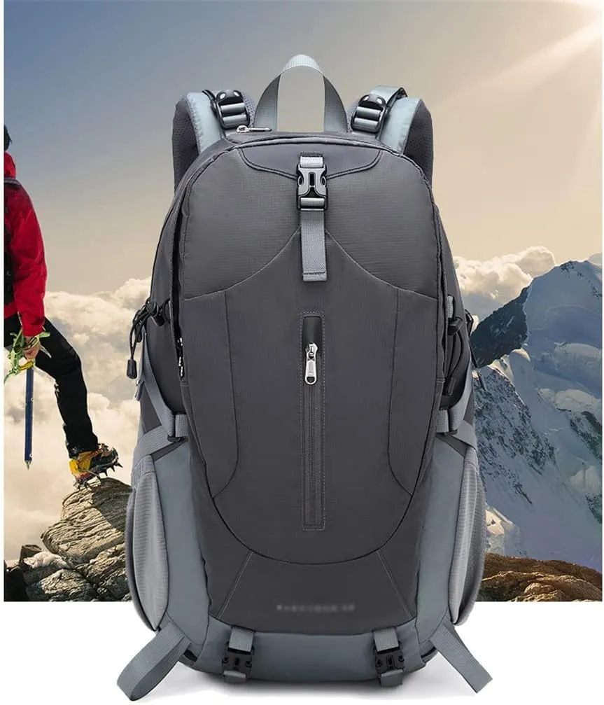 40L Hiking Backpack Outdoor Mountaineering Bag Large Capacity Travel Sports Backpack(G)