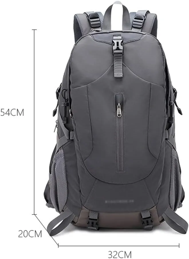 40L Hiking Backpack Outdoor Mountaineering Bag Large Capacity Travel Sports Backpack(G)