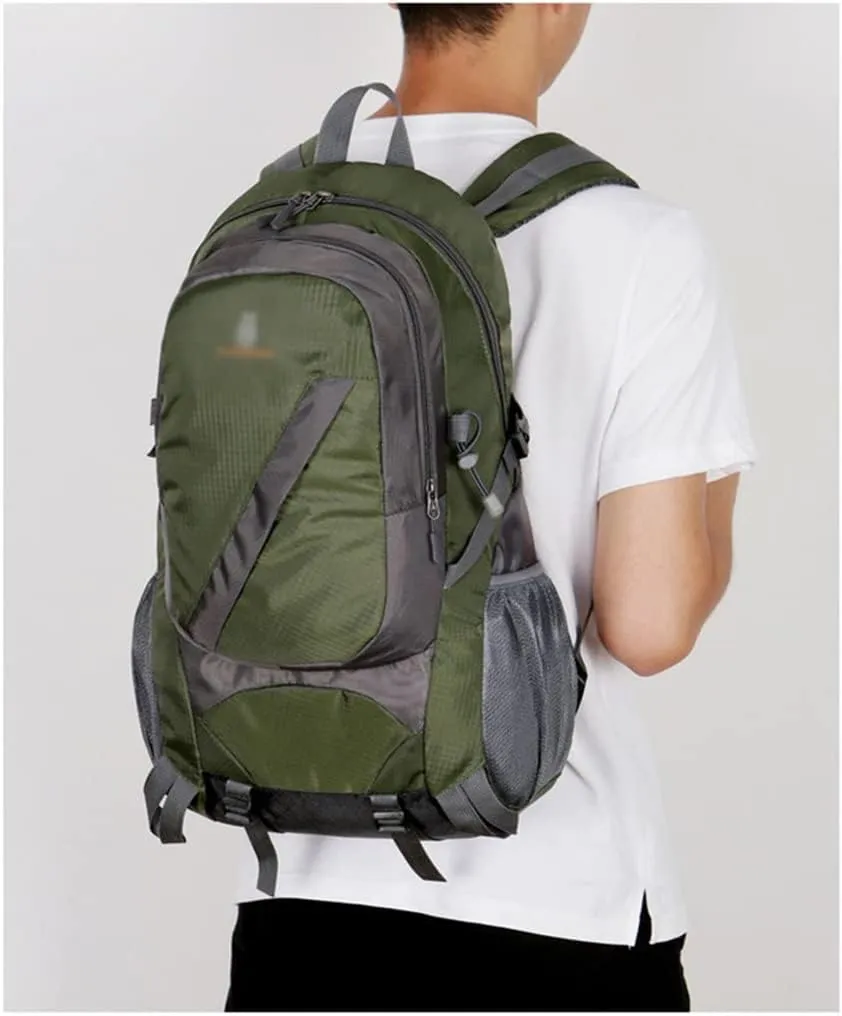 40L Outdoor Sports Backpack Travel Backpack Large Capacity Hiking Bag (A,As the picture shows)