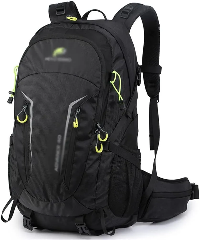 40L Sports Travel Backpack Outdoor Camping Rucksack Hiking Backpack Mountaineering Bag (D,As the picture shows)