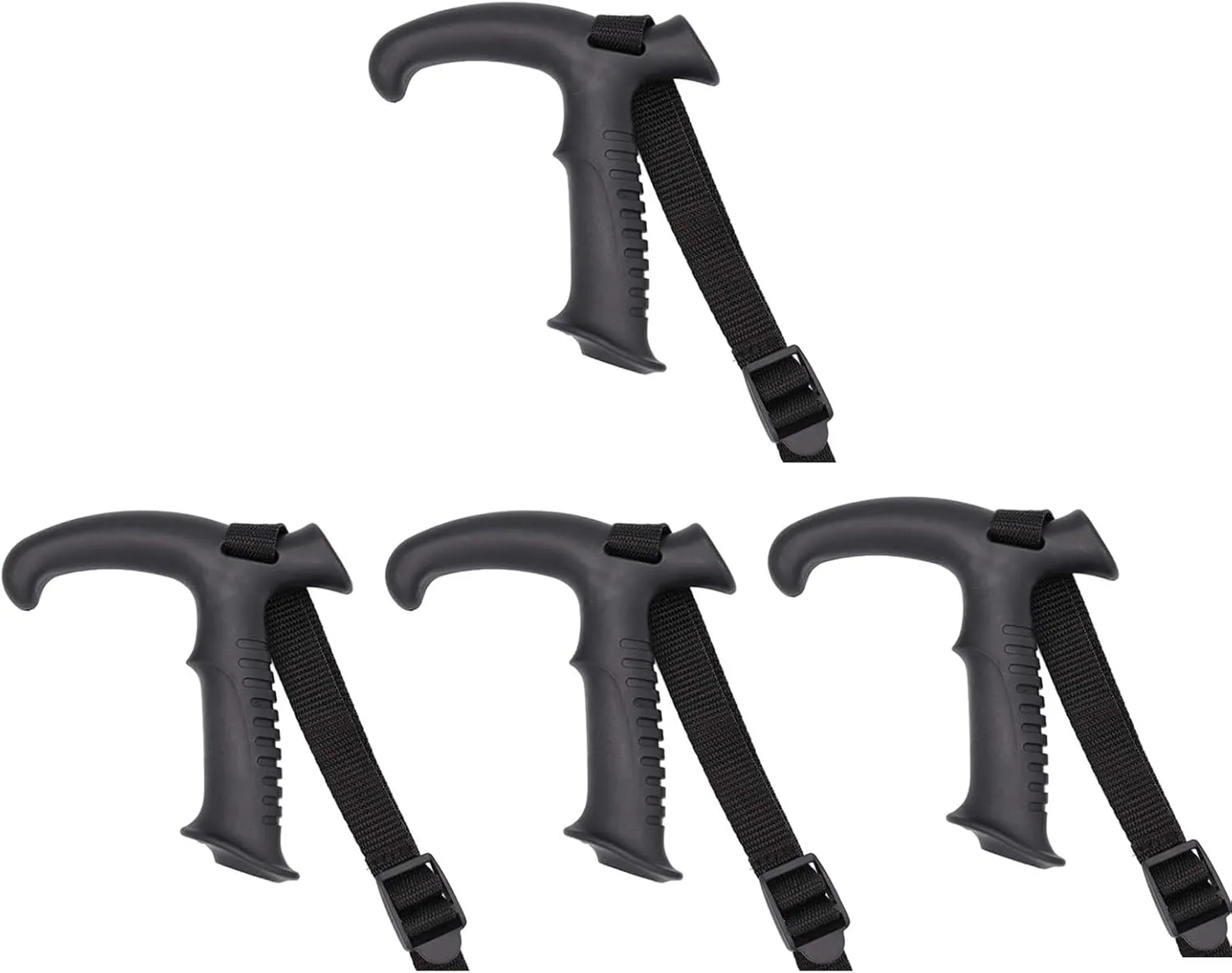 4Pcs Trekking Poles Handle Replacement Walking Cane Grip Climbing Stick Handle Comfortable Ergonomic Walking Cane Grip