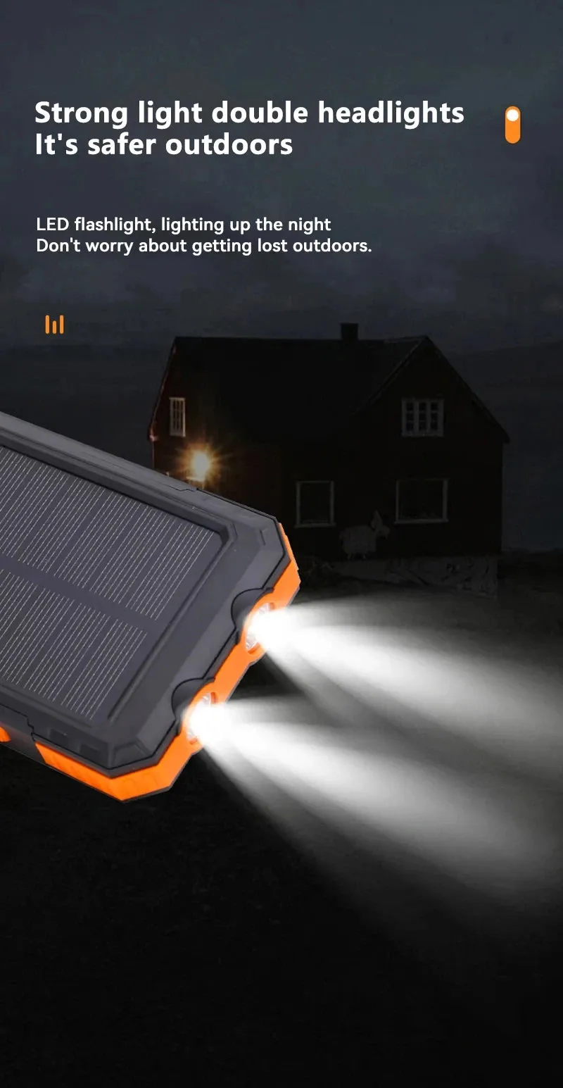 50000mAh Solar Power Bank Large Capacity