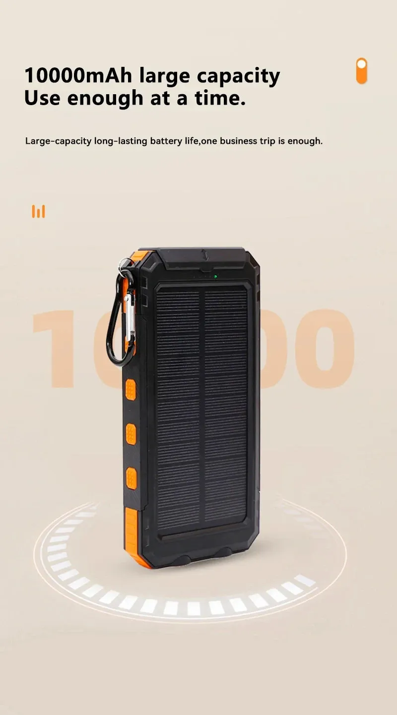 50000mAh Solar Power Bank Large Capacity