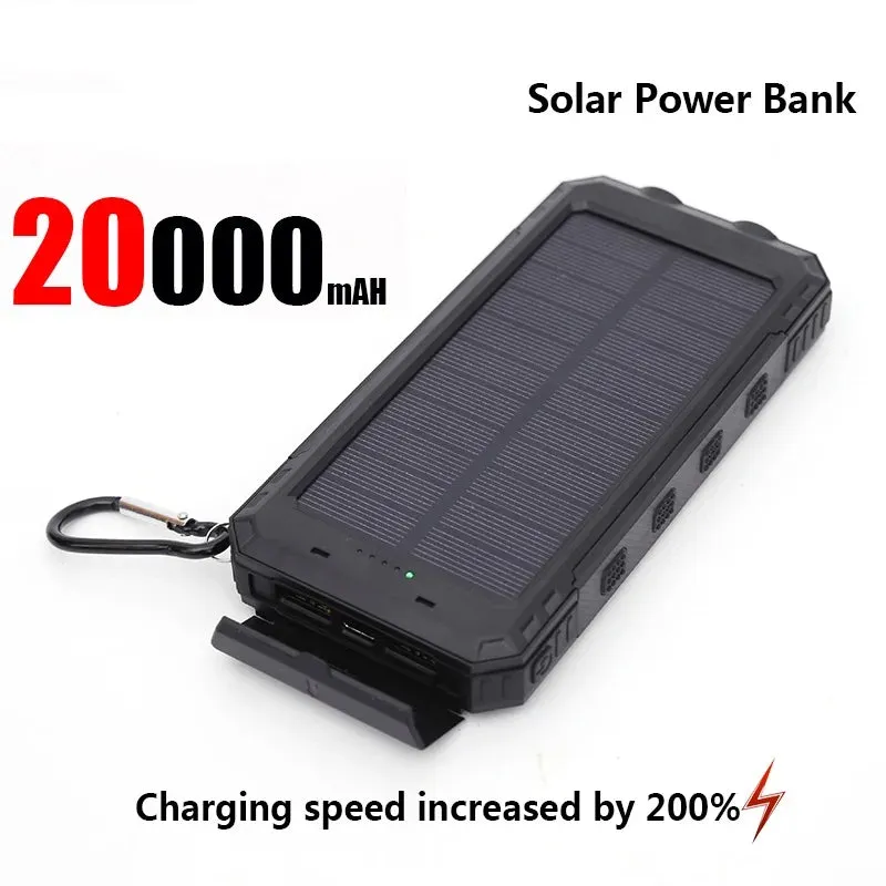 50000mAh Solar Power Bank Large Capacity