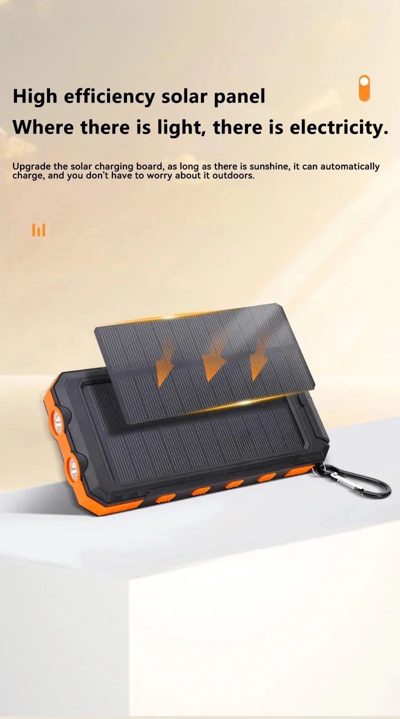 50000mAh Solar Power Bank Large Capacity