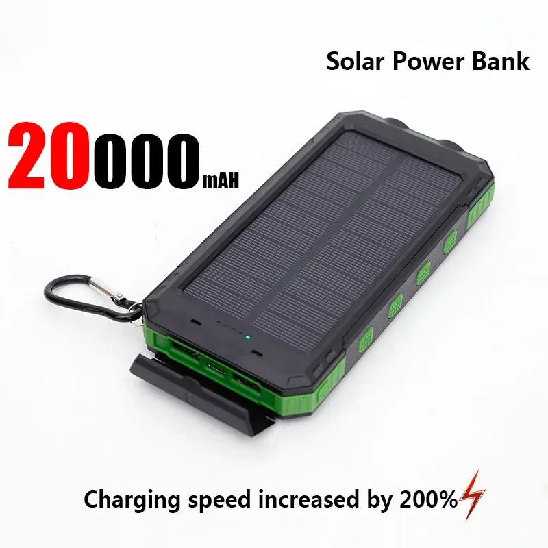 50000mAh Solar Power Bank Large Capacity