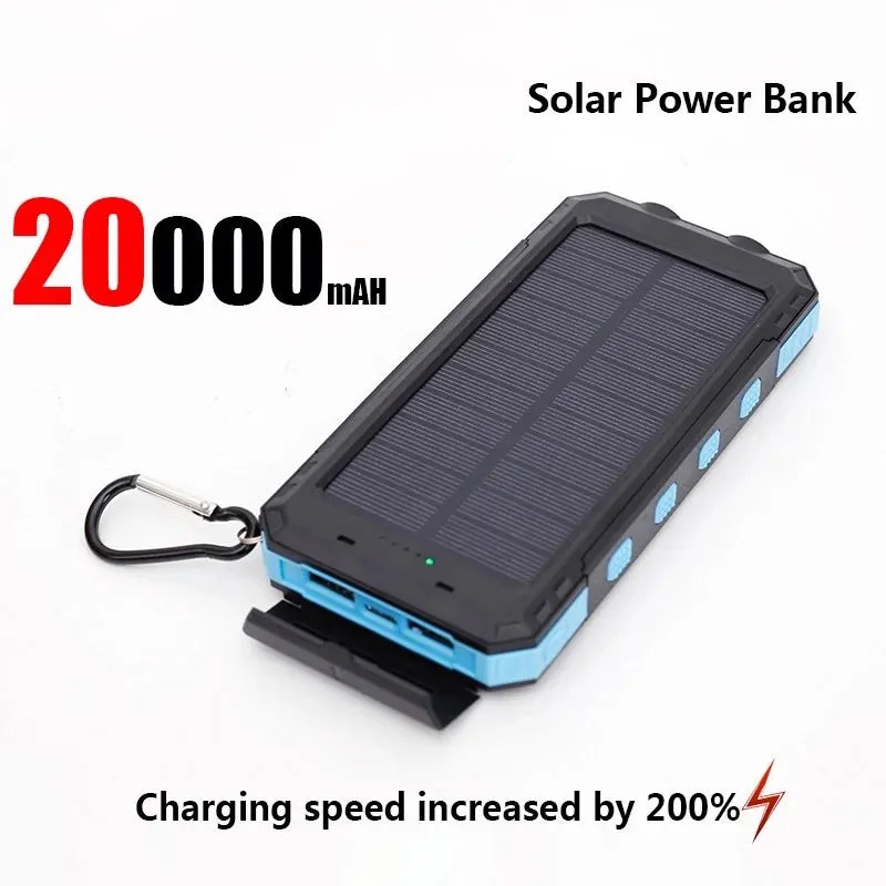 50000mAh Solar Power Bank Large Capacity