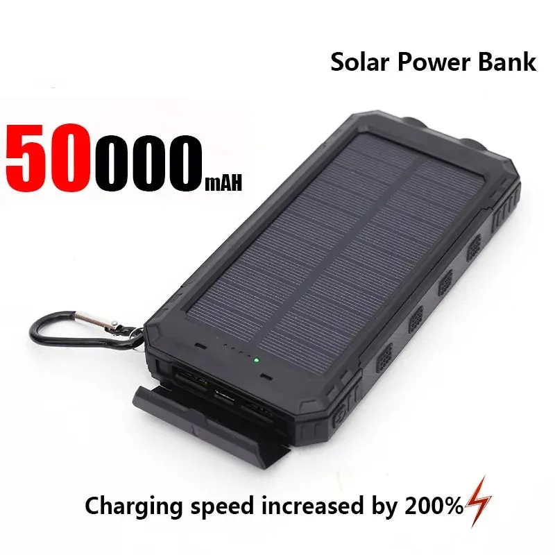 50000mAh Solar Power Bank Large Capacity