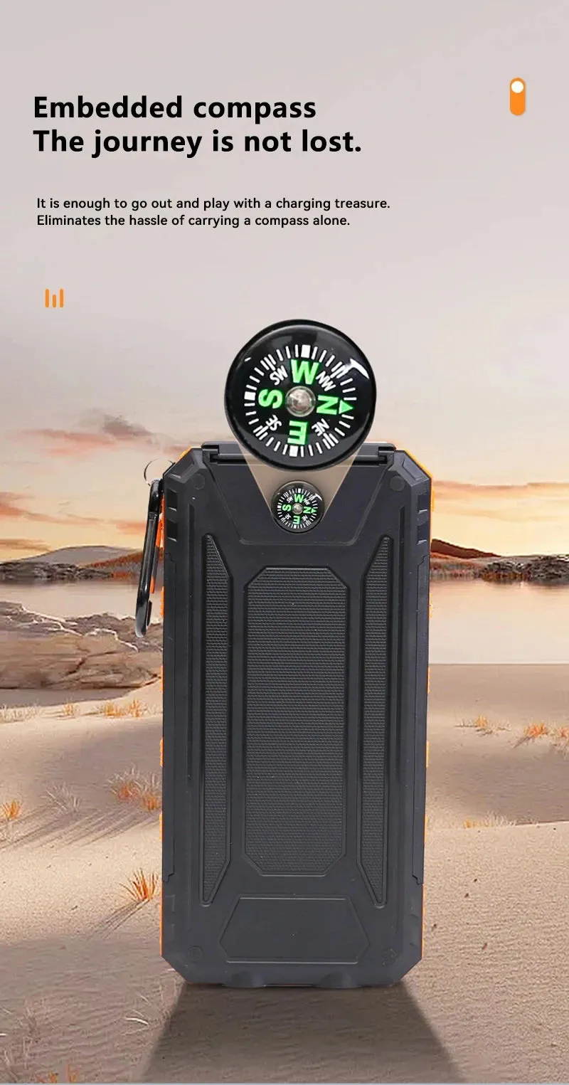 50000mAh Solar Power Bank Large Capacity