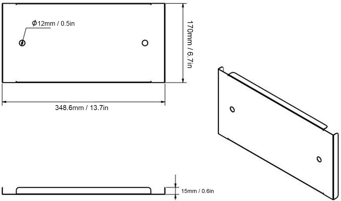 50L Aluminum Storage Box Board Lightweight Camping Table for Blackdog Outdoors (Flat Tabletop)