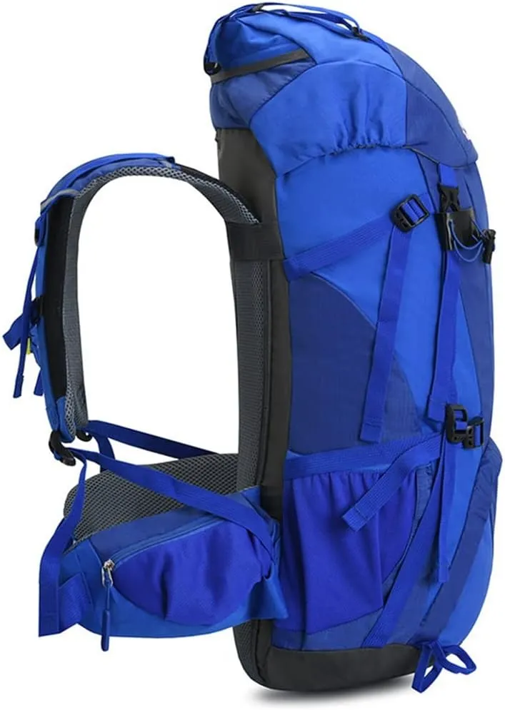 60L Mountaineering Bag Travel Backpack Outdoor Camping Rucksack Men's Backpack(C)