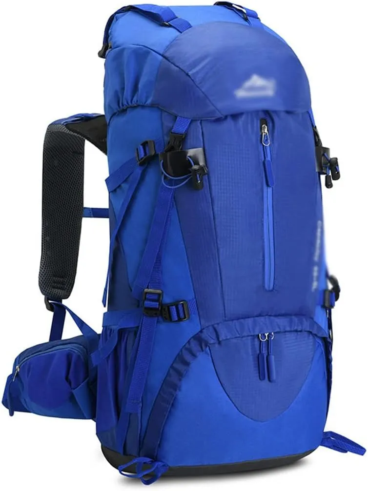 60L Mountaineering Bag Travel Backpack Outdoor Camping Rucksack Men's Backpack(C)