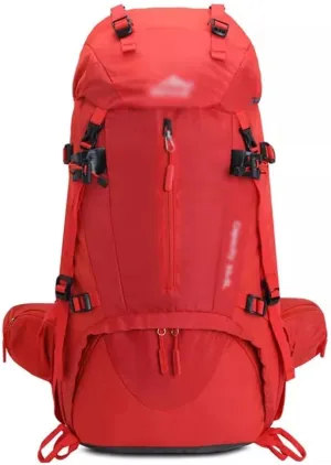 60L Mountaineering Bag Travel Backpack Outdoor Camping Rucksack Men's Backpack(E)