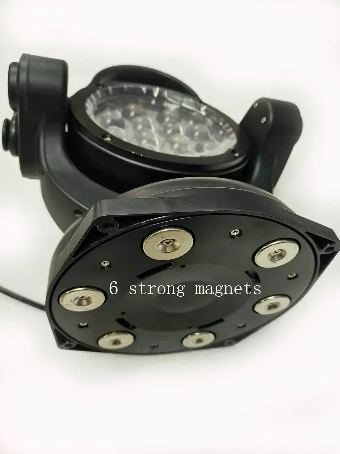60w Remote Control Led Searchlight Marine Boat Portable 360 Degrees Rotating Remote Control 9-32V Work Light Spot Light Fog Lights Offroad Lights for SUV ATV 4wd Truck Boat Led Spotlight