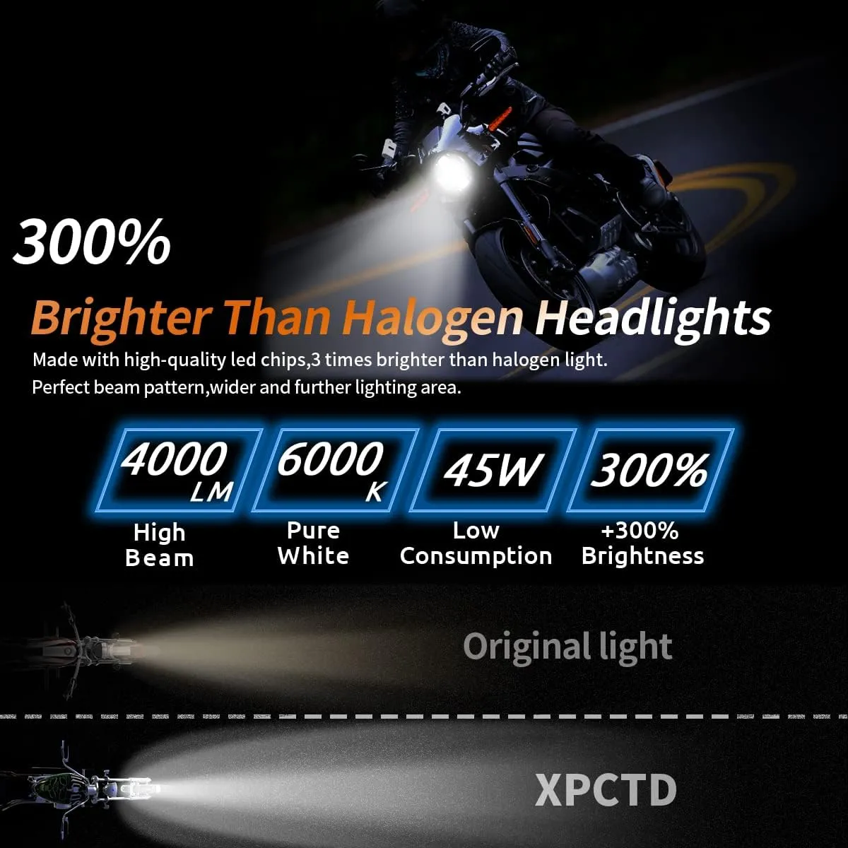 7 Inch LED Headlight With Mounting Bracket For Touring Street Glide Road King Ultra Classic Electra Glide Fat Boy Tri Cvo Heritage Softail Slim (Single 7 Inch LED Headlight Black-No Halo)