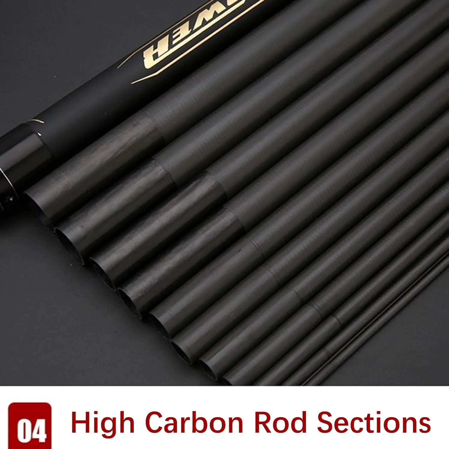8-16m Carbon Fiber Carp Fishing Rod Telescopic Long Ultralight Travel Fishing Rod,for Freshwater & Saltwater Fishing Pole
