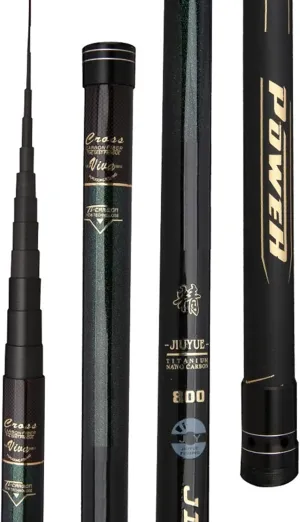 8-16m Carbon Fiber Carp Fishing Rod Telescopic Long Ultralight Travel Fishing Rod,for Freshwater & Saltwater Fishing Pole