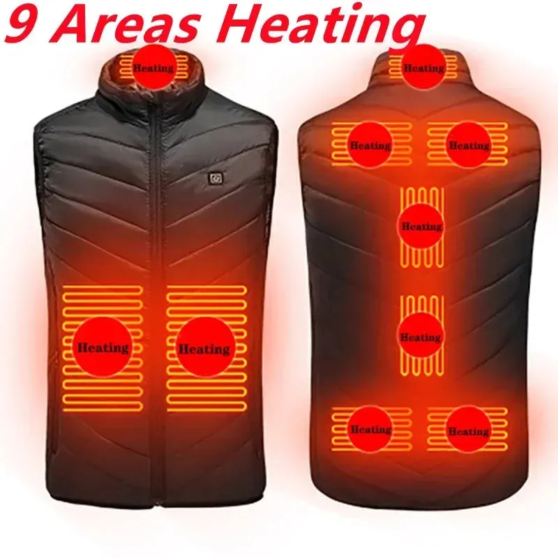9 Area Self Heating Vest Jacket