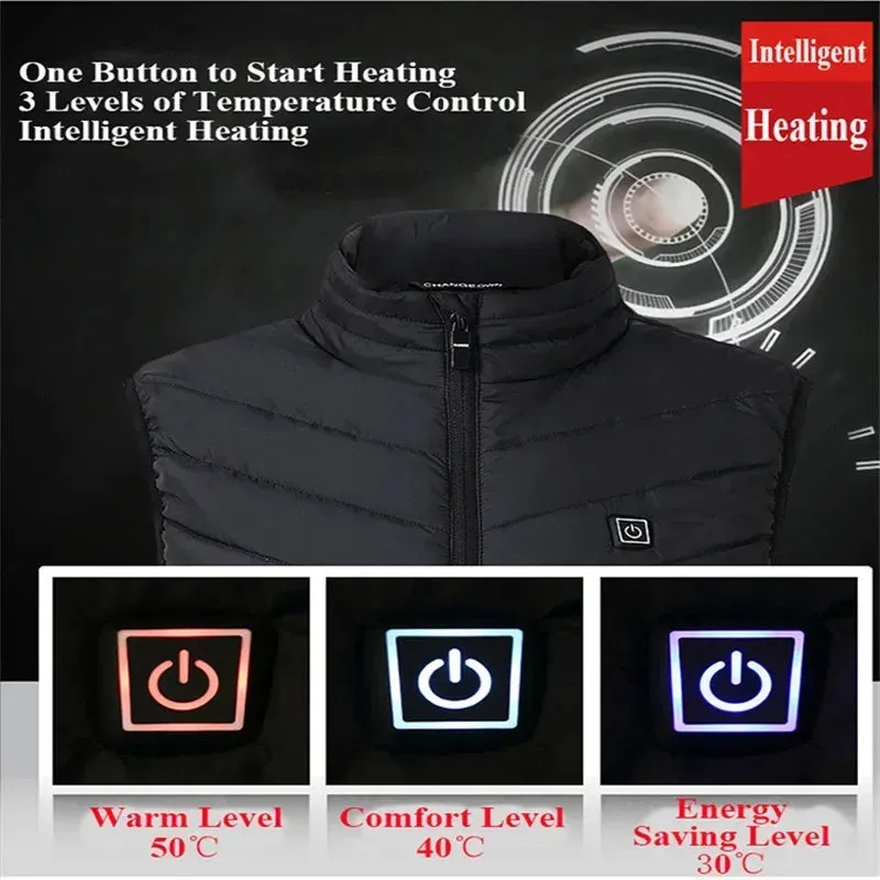 9 Area Self Heating Vest Jacket